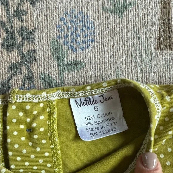 Matilda Jane Green Polka Dot Dress - Picture 2 of 4